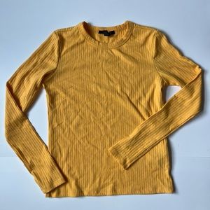 Long sleeve yellow shirt